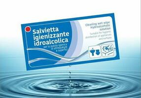 SALVIETTA IDROALC. SUPERFICI 190X190 300 PZ