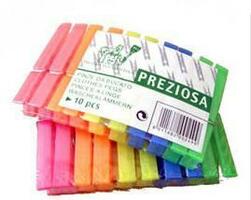 PINZE IN PLASTICA 10 PZ